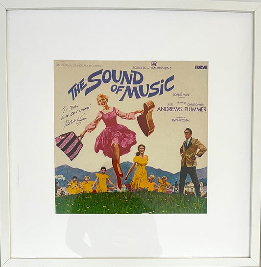 THE SOUND OF MUSIC HAND SIGNED ROBERT WISE FRAMED (50cm x 50cm) ALBUM WITH COA