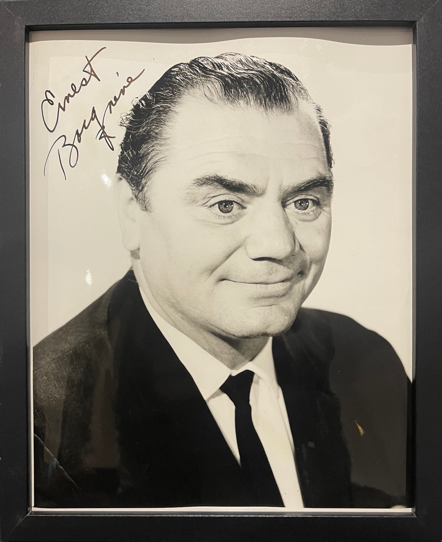 ERNEST BORGNINE HAND SIGNED PUBLICITY PHOTO WITH COA