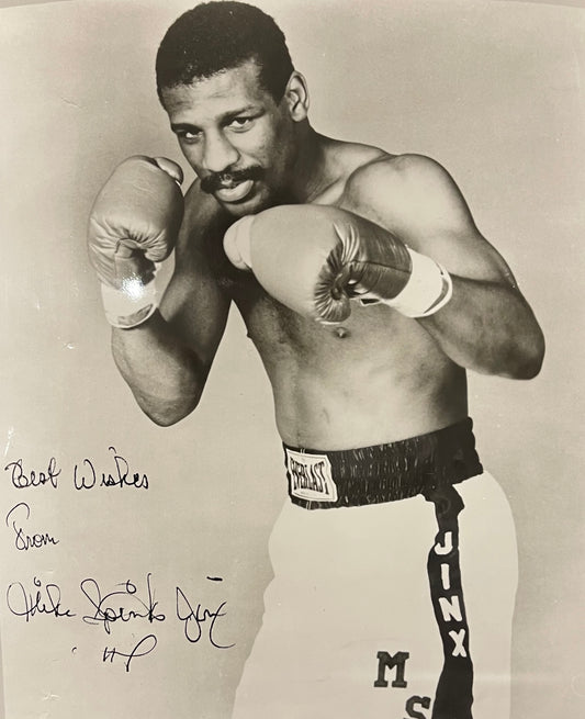 MICHAEL SPINKS FORMER WORLD CHAMPION HAND SIGNED FRAMED PHOTO WITH COA