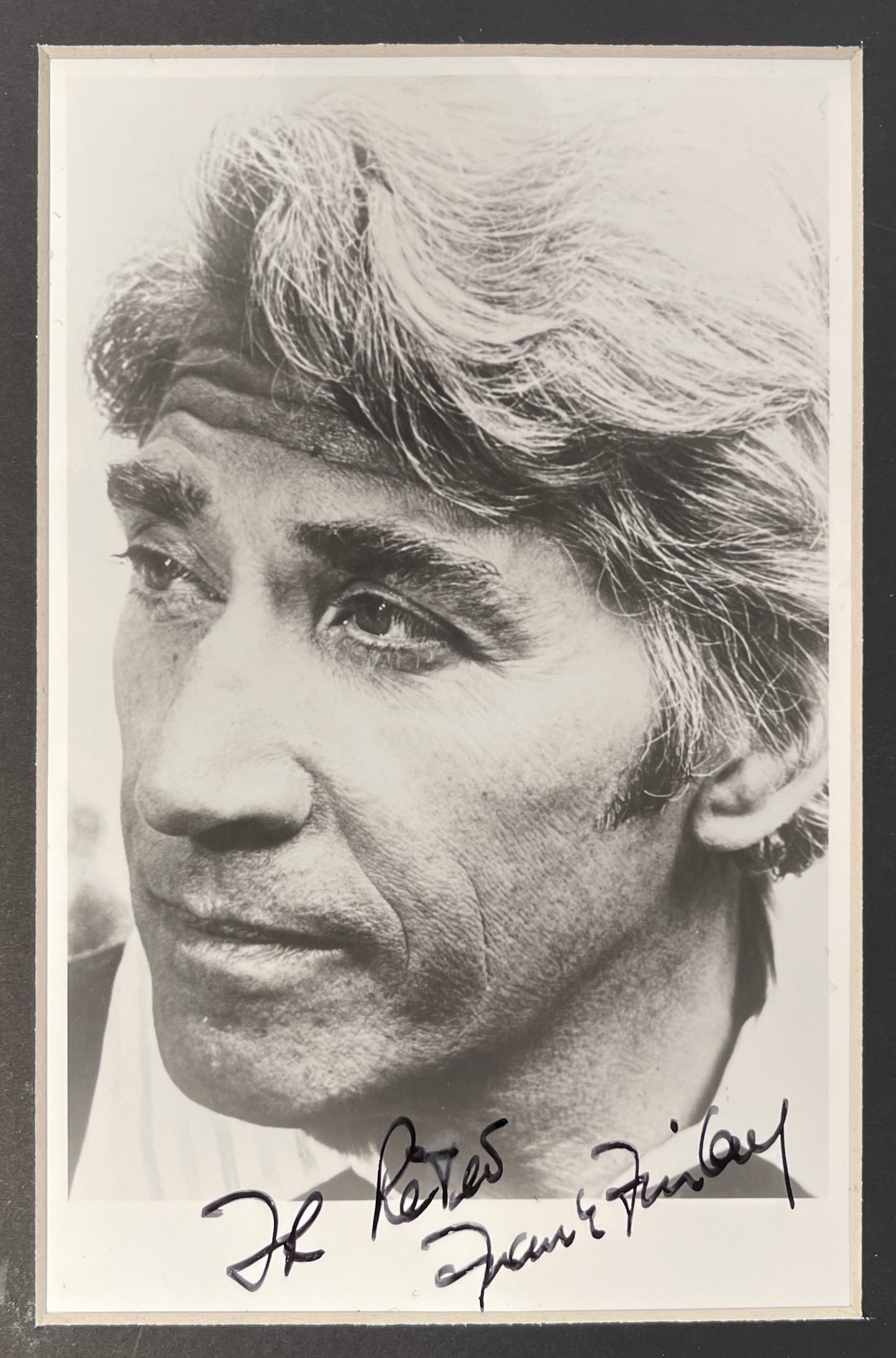 FRANK FINLAY - ACTOR - HAND SIGNED FRAMED PHOTO WITH COA