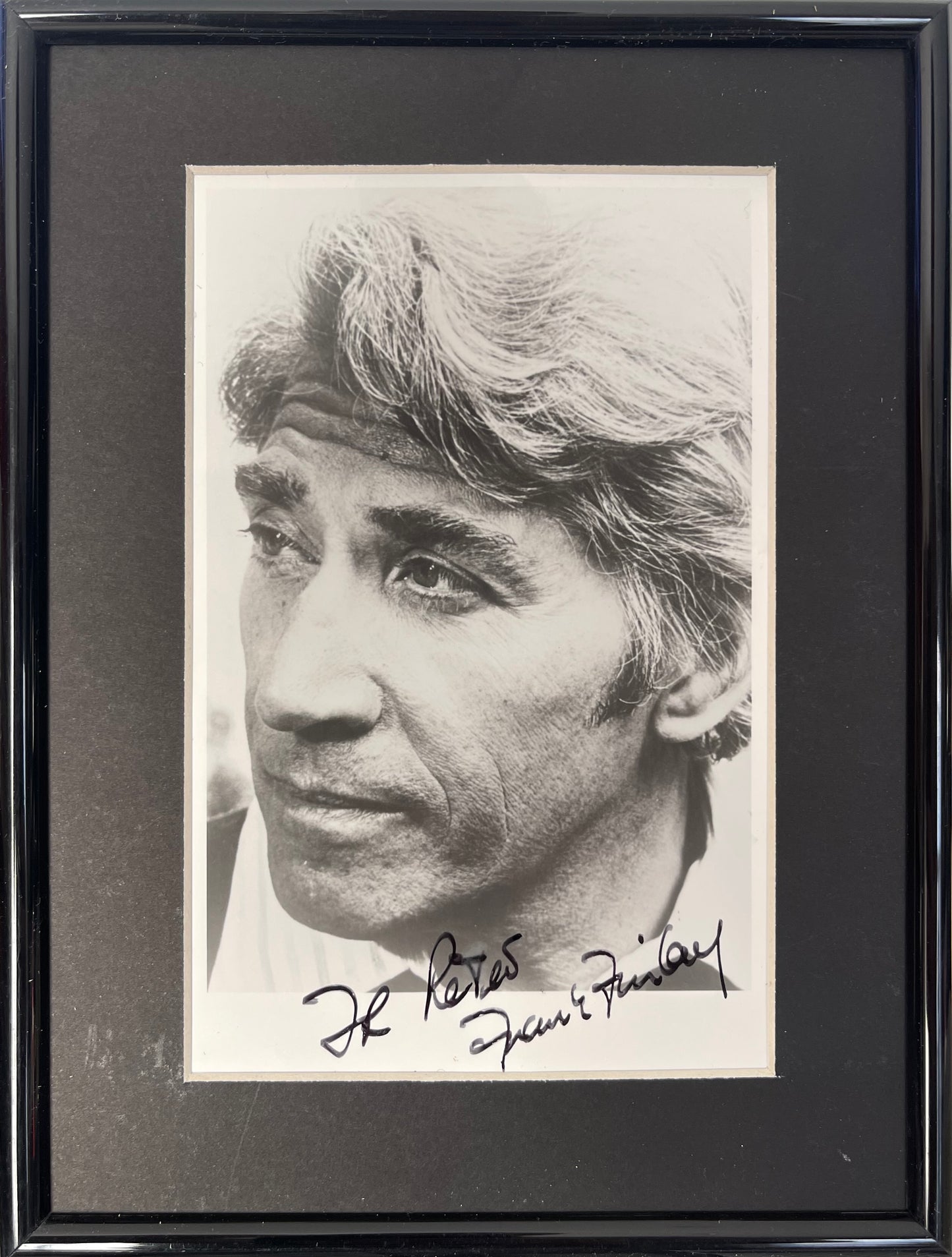 FRANK FINLAY - ACTOR - HAND SIGNED FRAMED PHOTO WITH COA