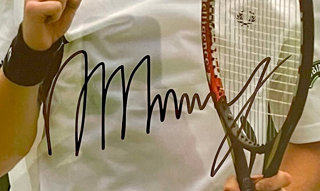 ANDY MURRAY 100% HAND SIGNED FRAMED PHOTO WITH UACC COA