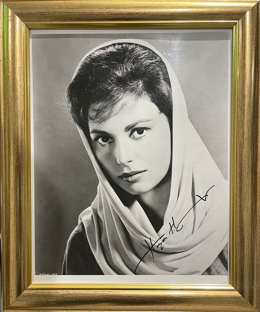 HAYA HARAREET HAND SIGNED FRAMED BEN HUR PHOTO WITH COA