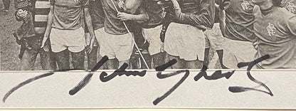 JOHN GREIG FORMER RANGERS FOOTBALL LEGEND HAND SIGNED PHOTO WITH COA