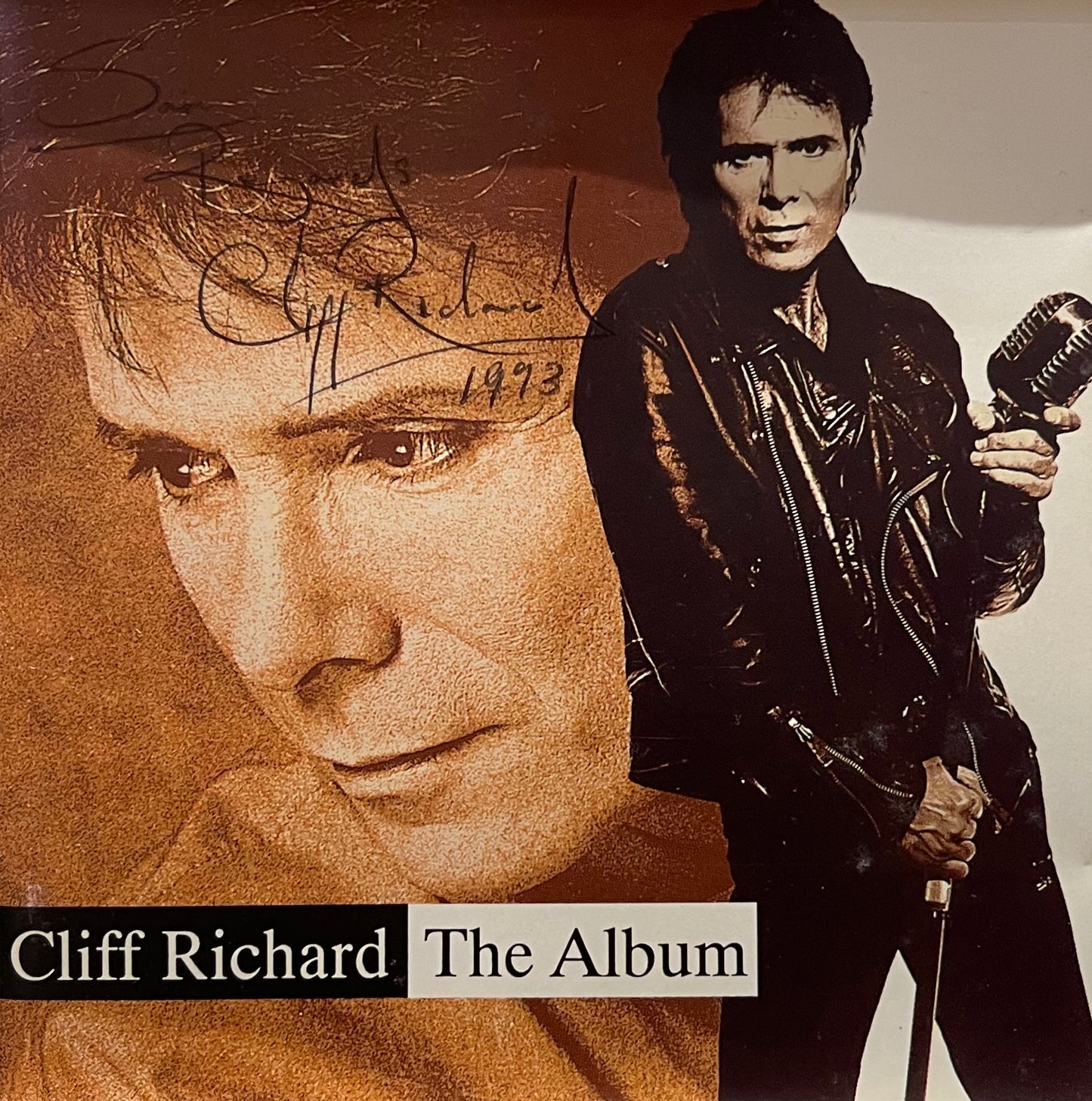 CLIFF RICHARD HAND SIGNED CD ALBUM WITH AFTAL COA