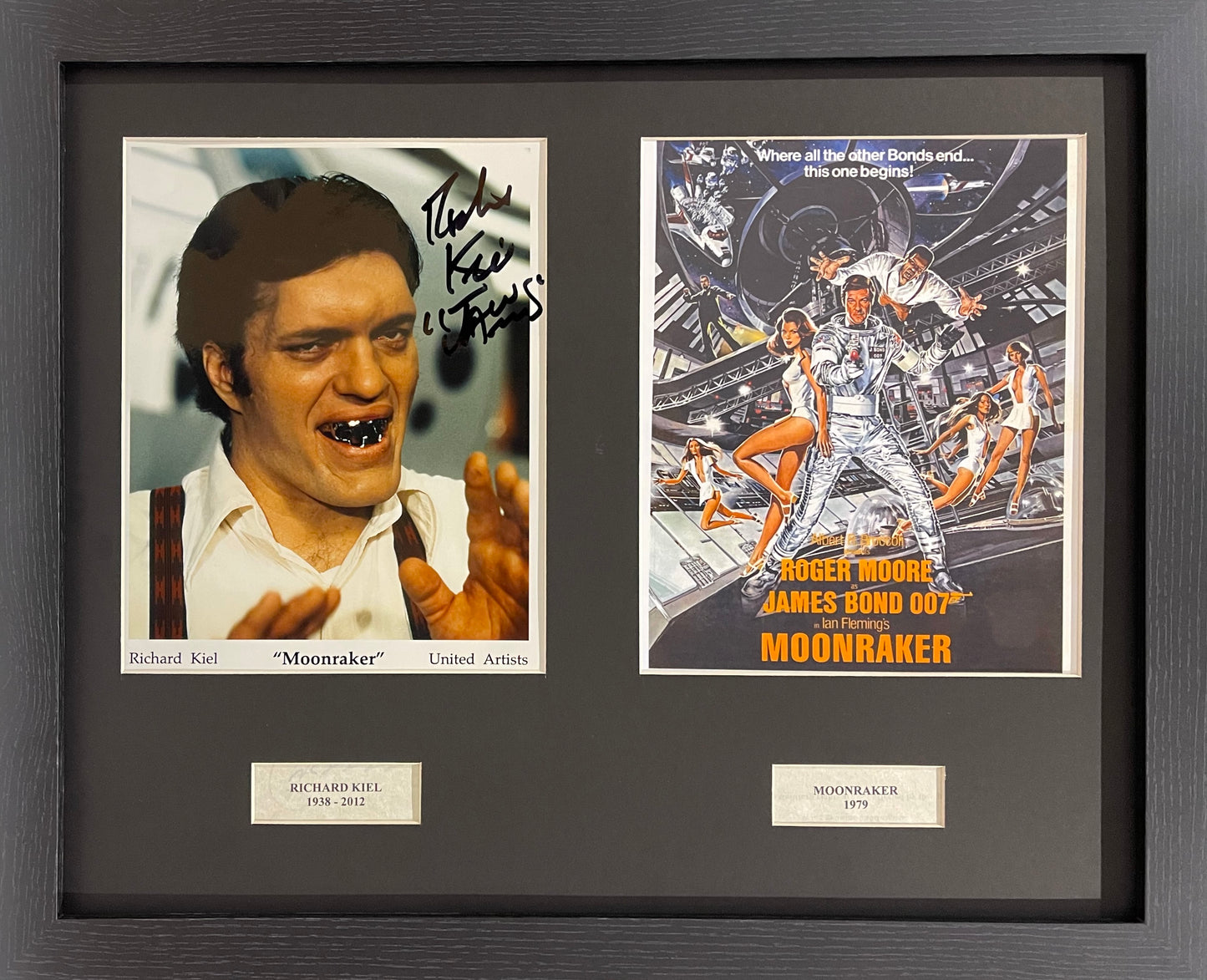 RICHARD KIEL 'JAWS' JAMES BOND ACTOR HAND SIGNED PHOTO WITH AFTAL COA