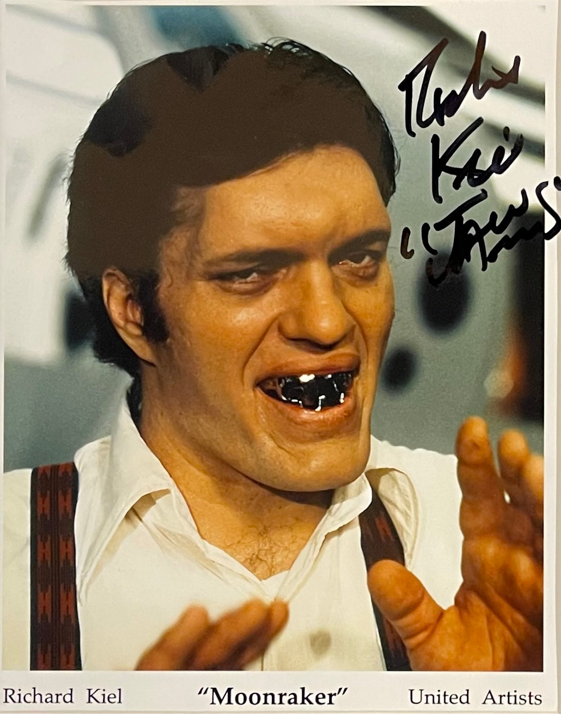 RICHARD KIEL 'JAWS' JAMES BOND ACTOR HAND SIGNED PHOTO WITH AFTAL COA