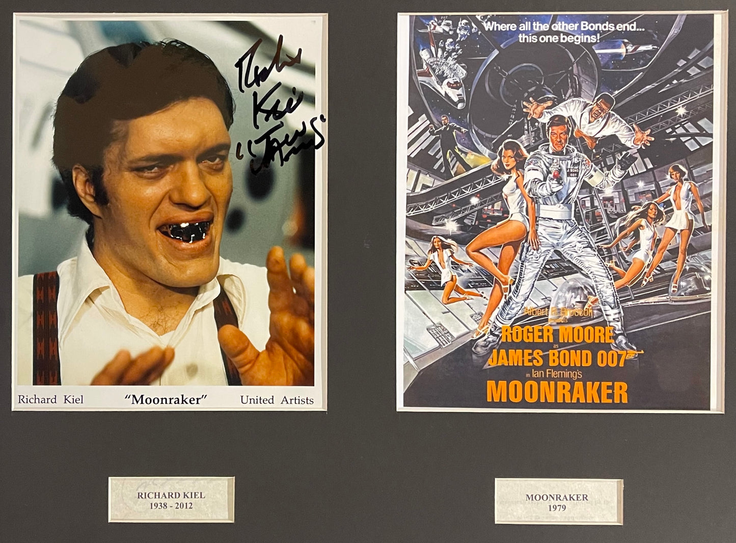 RICHARD KIEL 'JAWS' JAMES BOND ACTOR HAND SIGNED PHOTO WITH AFTAL COA