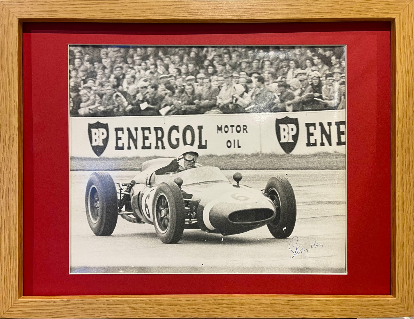 Stirling Moss Formula One Hand Signed Original Photo With AFTAL COA