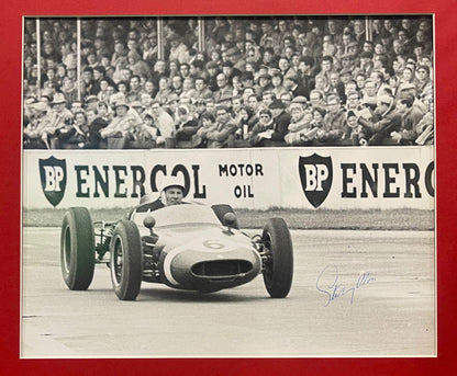 Stirling Moss Formula One Hand Signed Original Photo With AFTAL COA