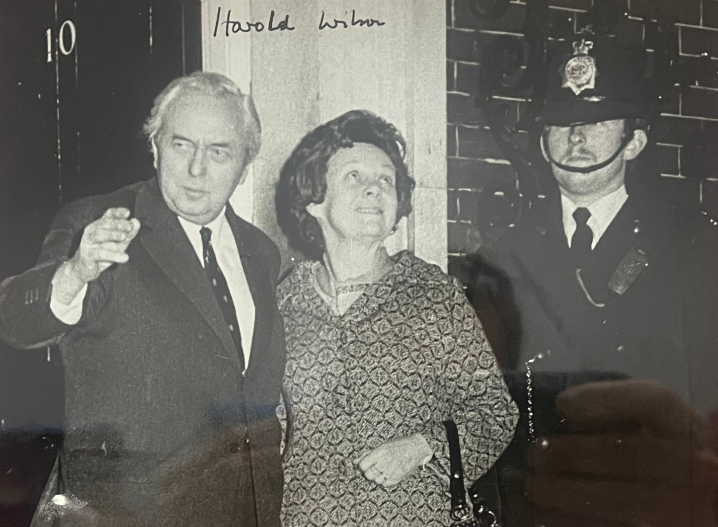 Harold Wilson, Former British Prime Minister, Hand Signed Photo With COA