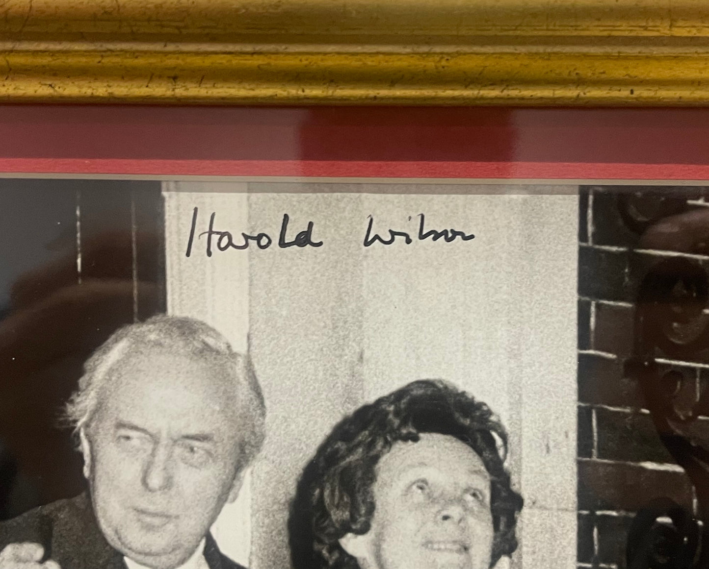 Harold Wilson, Former British Prime Minister, Hand Signed Photo With COA