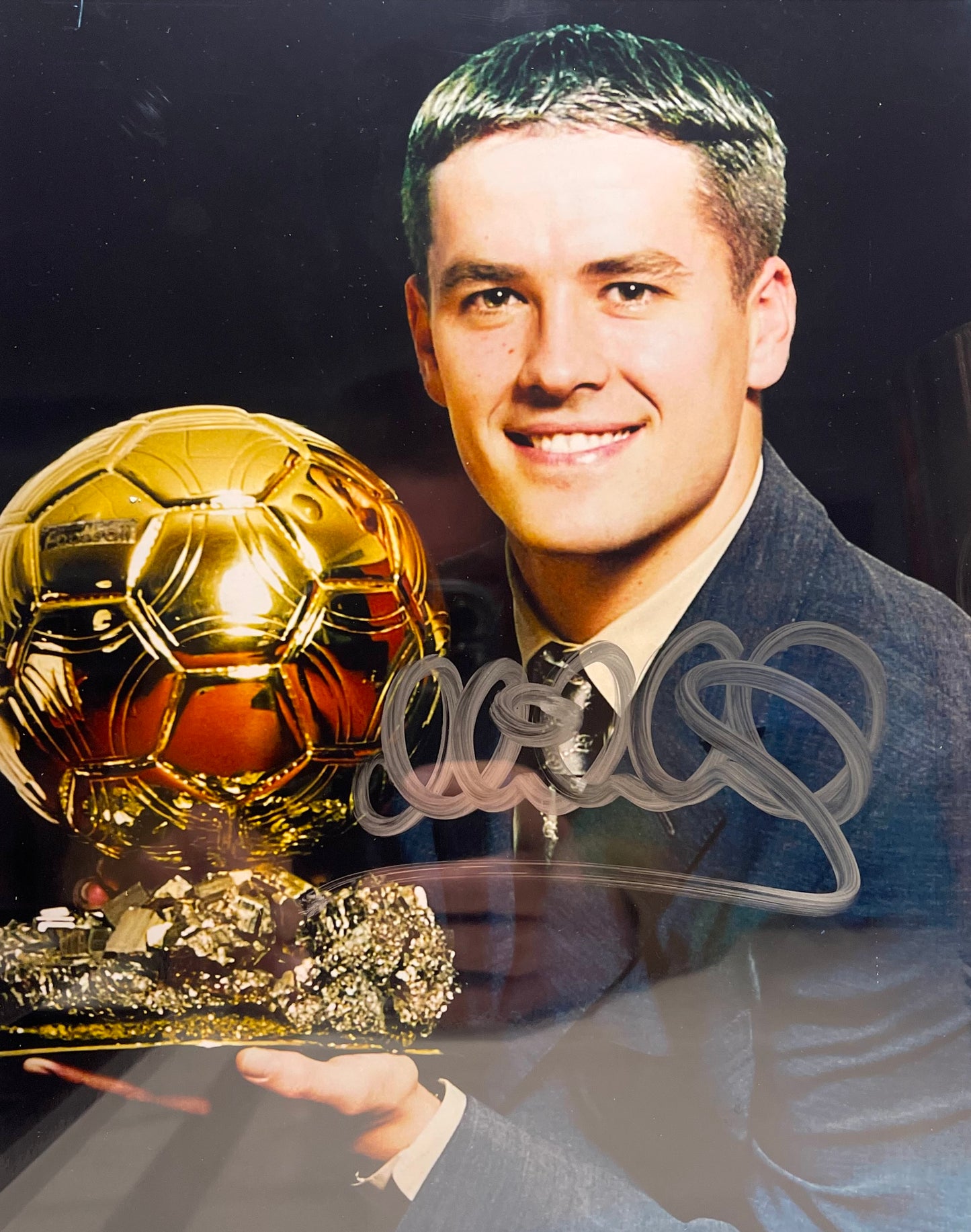 Michael Owen, Liverpool, Manchester United, Hand Signed Photo & COA