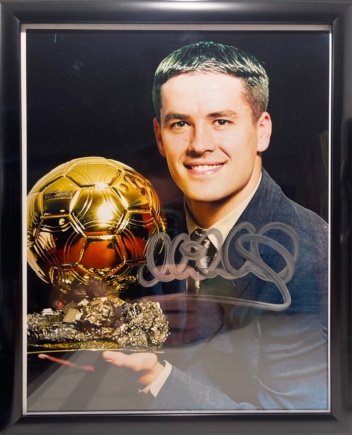 Michael Owen, Liverpool, Manchester United, Hand Signed Photo & COA