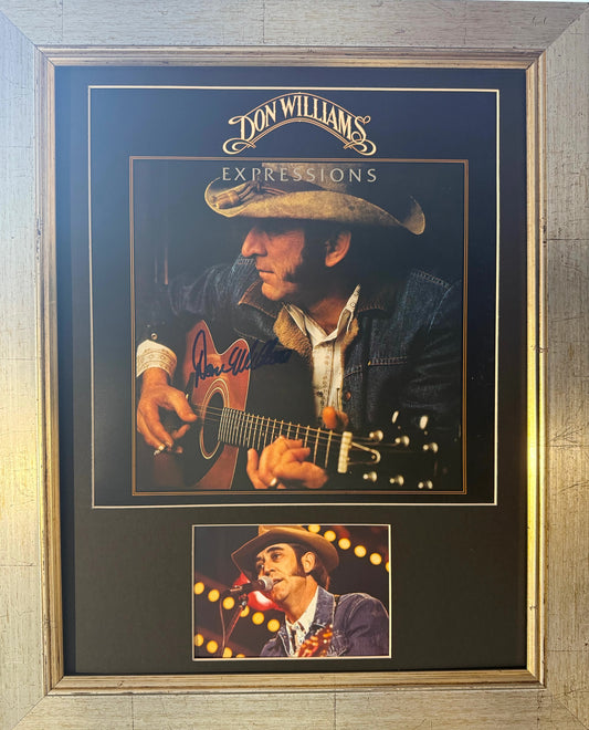 Don Williams, Country and Western Legend, Hand Signed 'Expressions' Album With COA