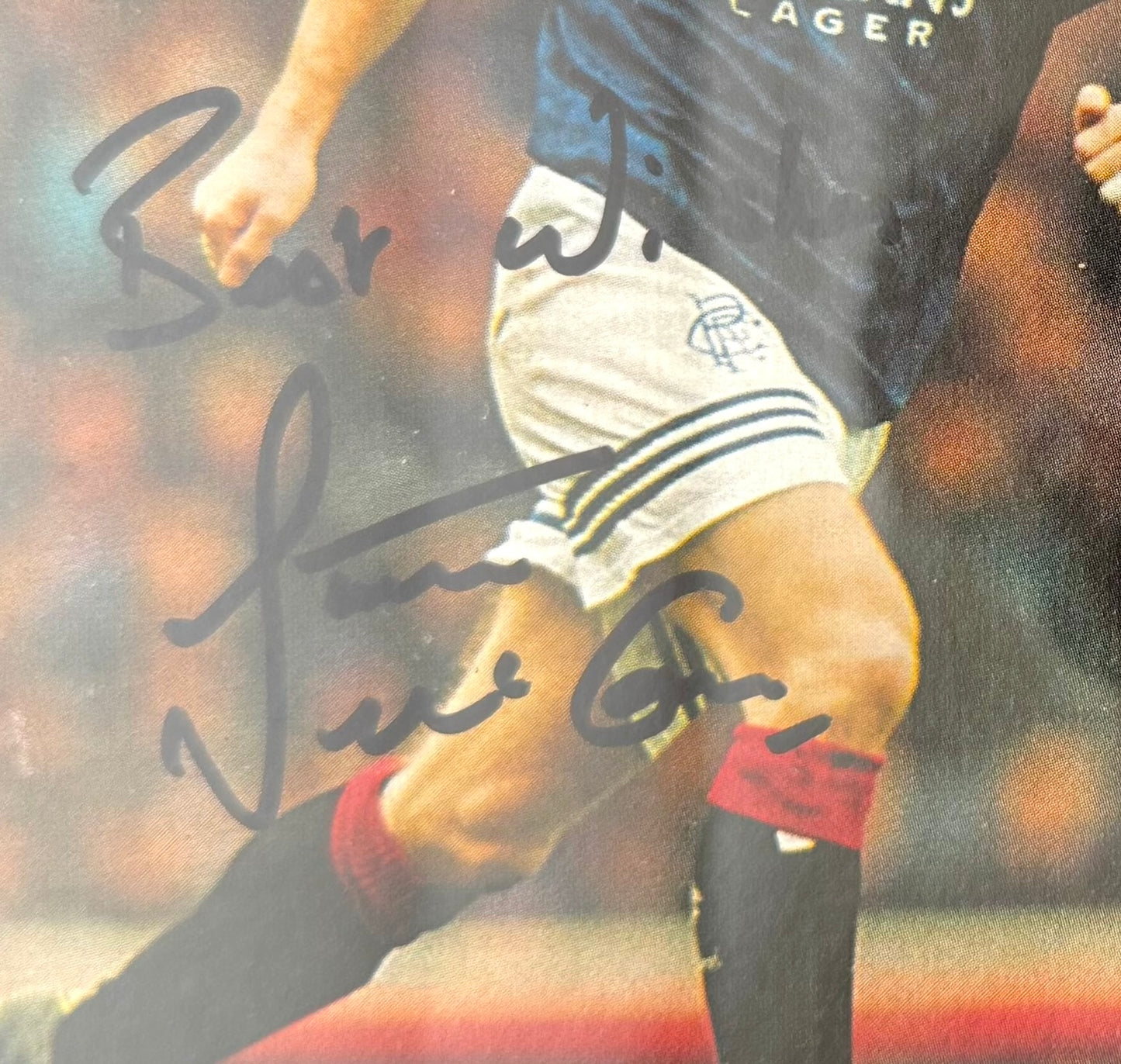 Stuart McCall, Former Rangers Player & Manager, Hand Signed Newspaper Photo With COA