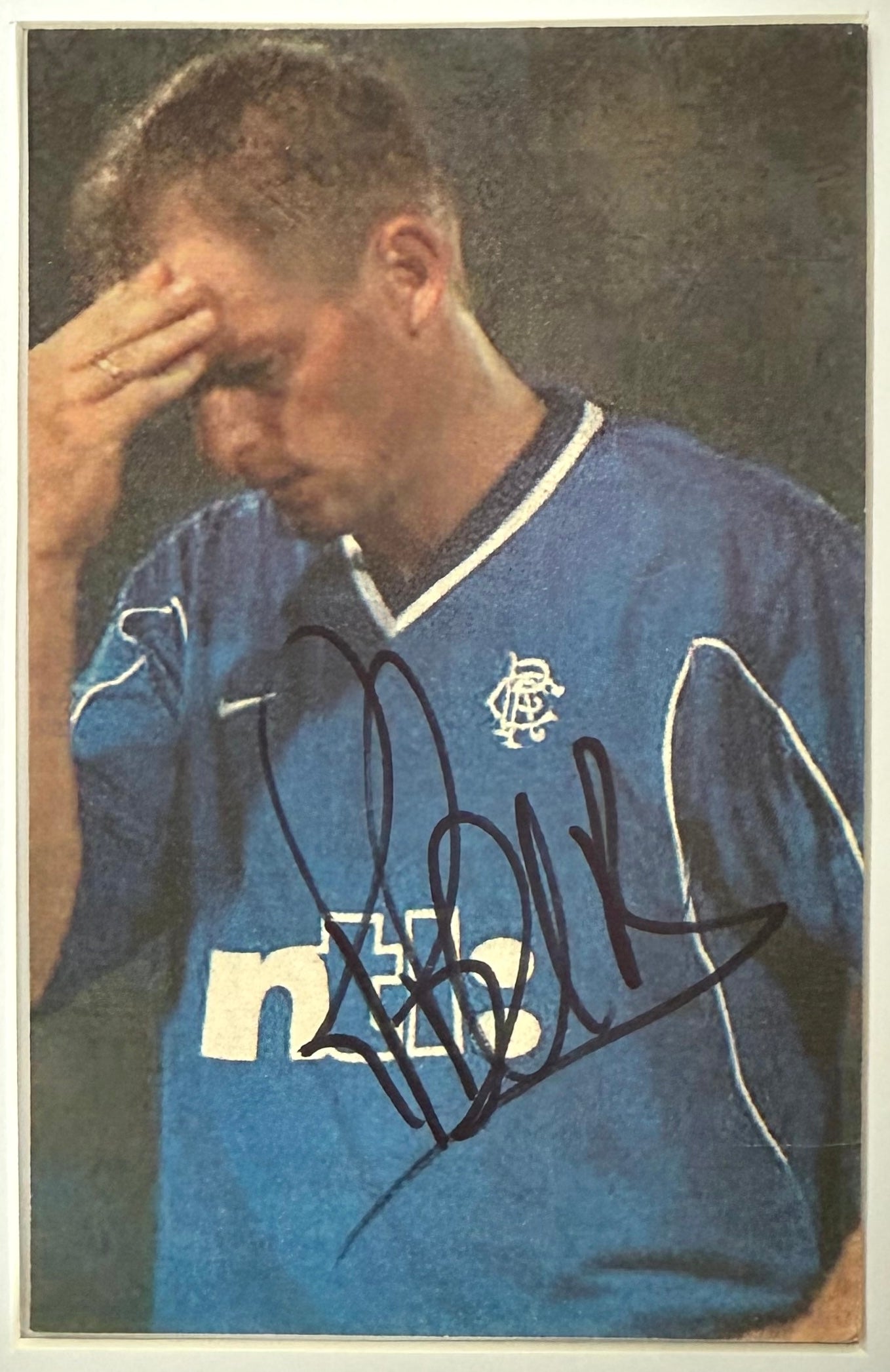 Frank De Boer, Former Rangers Player, Ajax Legend, Hand Signed Newspaper Photo With COA