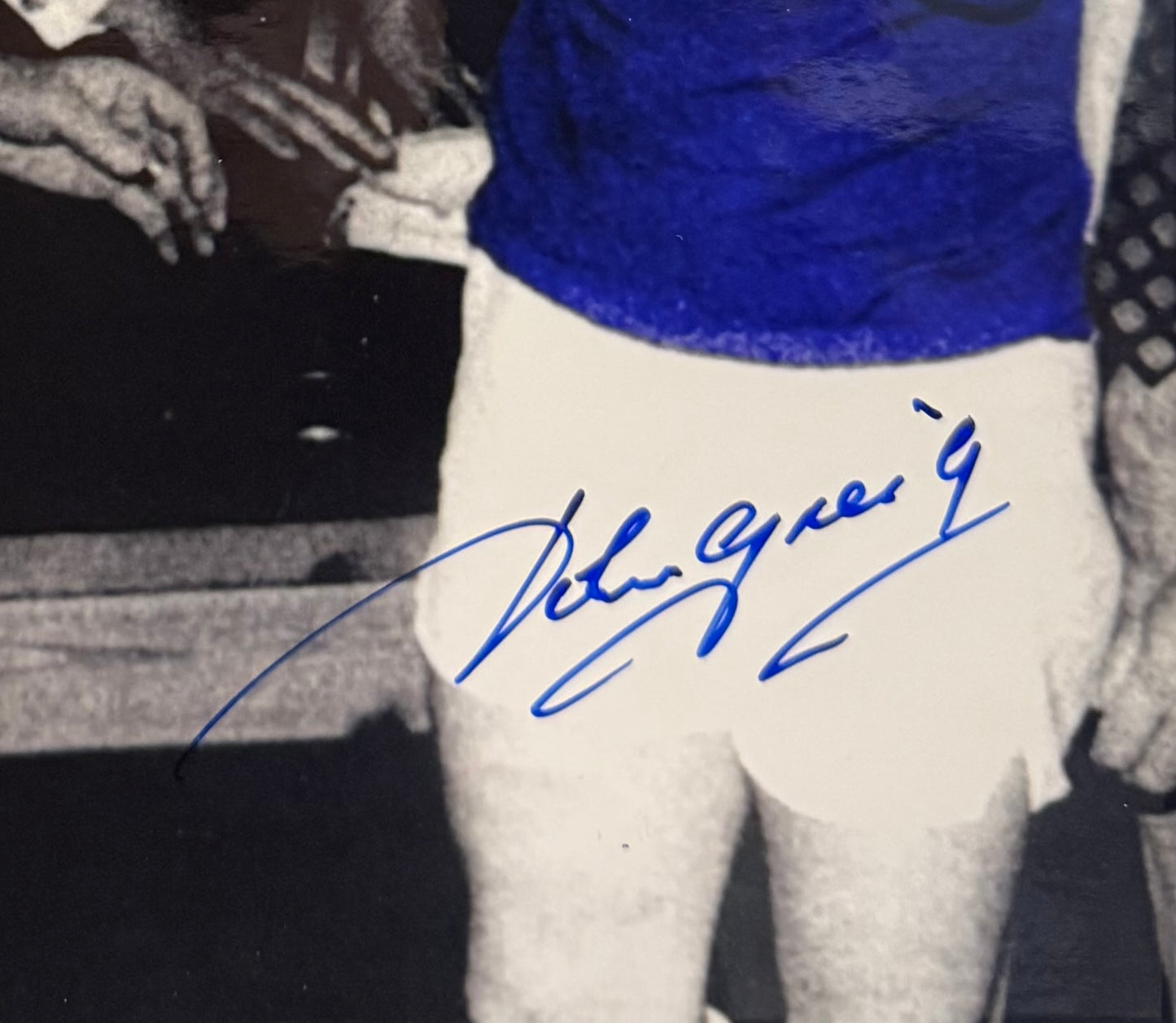 John Greig, Former Rangers, Scotland Football Legend, Hand Signed Photo With COA