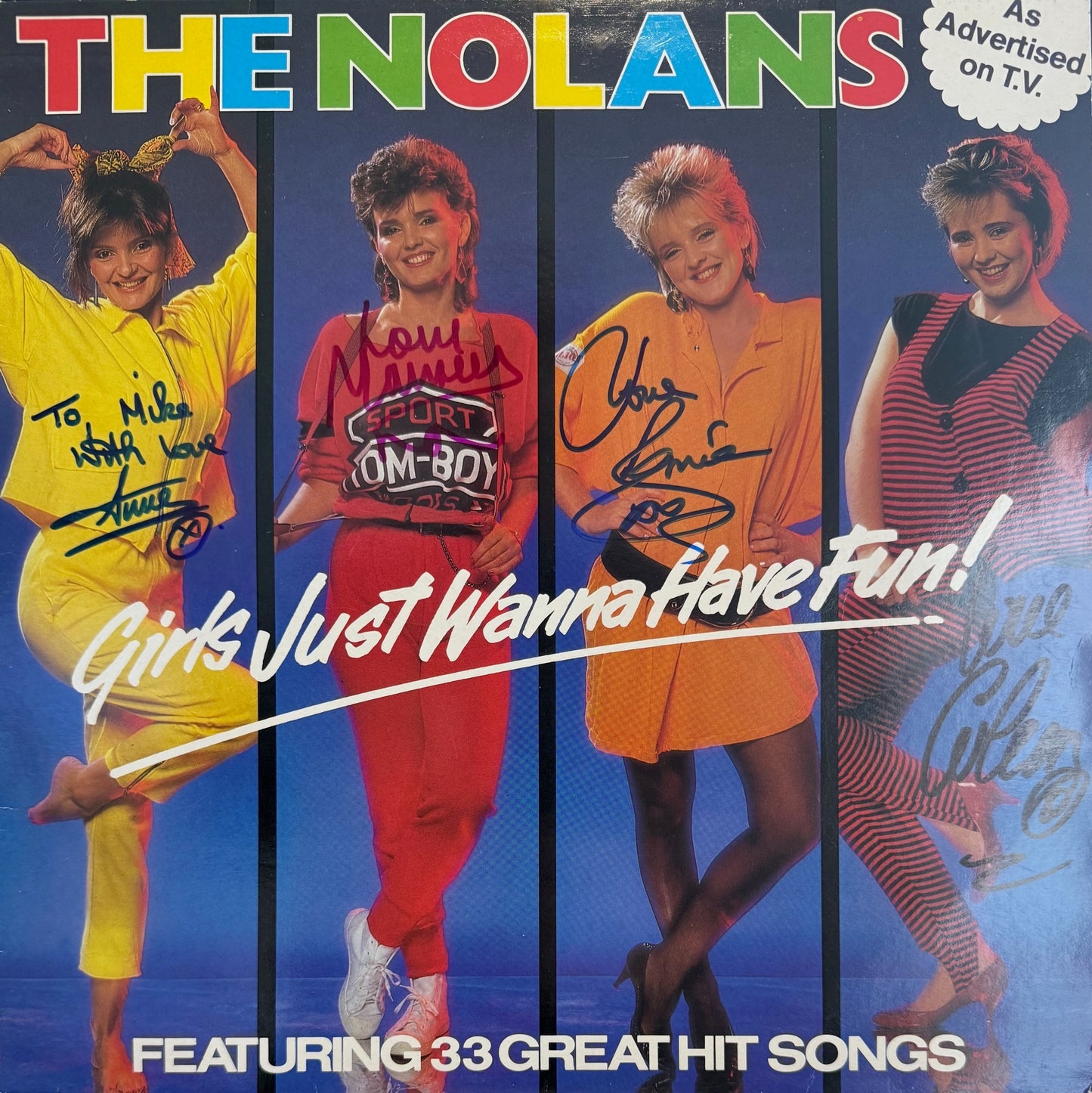 The Nolans, Guaranteed Fully Band Hand Signed Framed 37 x 37cm Album & COA