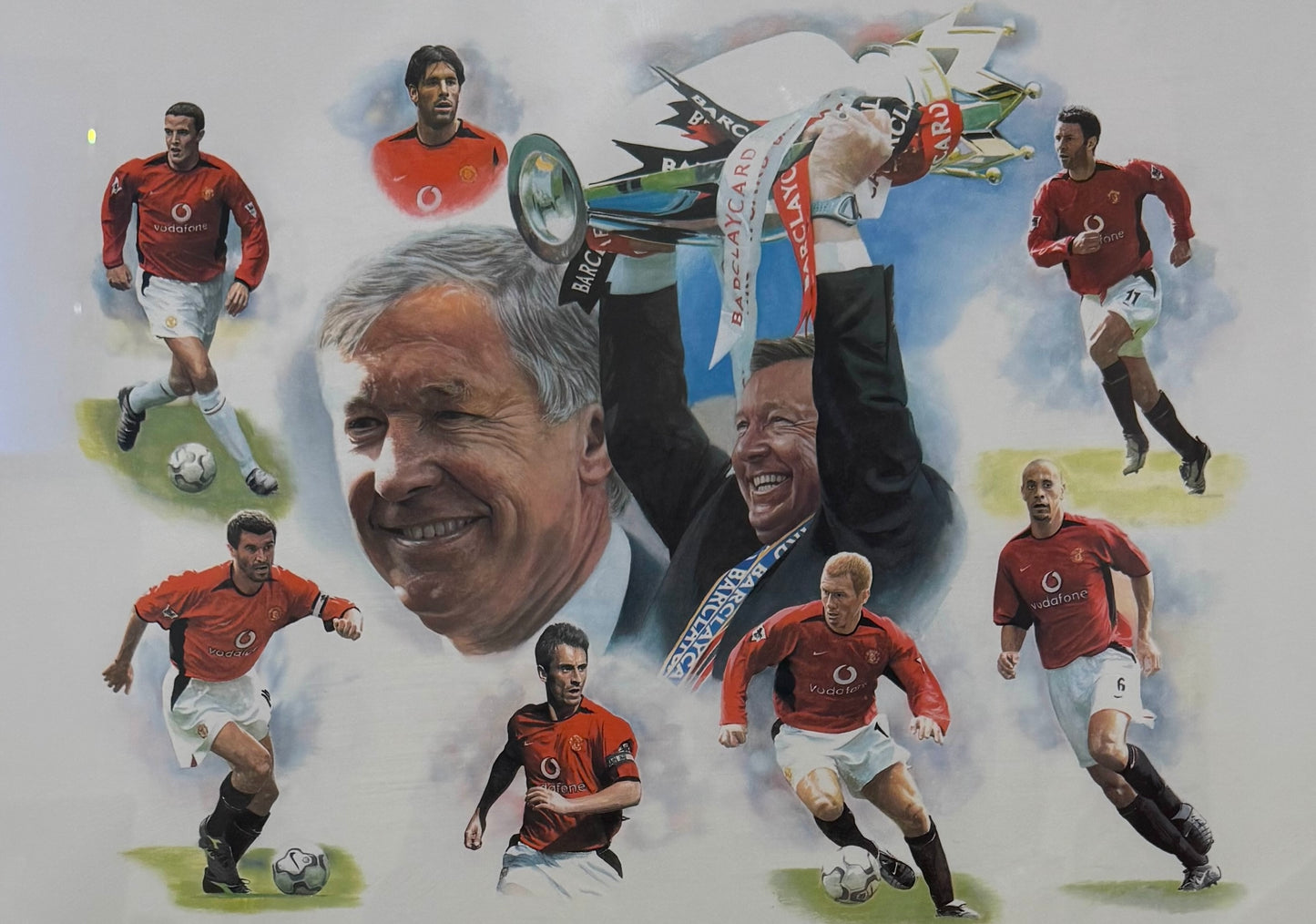 Sir Alex Ferguson, Manchester United Legend, Hand Signed Limited Edition Print & COA