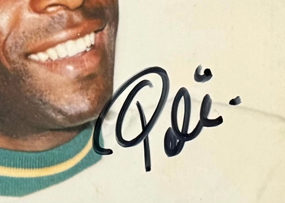 Pele - Hand Signed Large Framed 50 x 40cm Hand Signed Photo Presentation & AFTAL COA