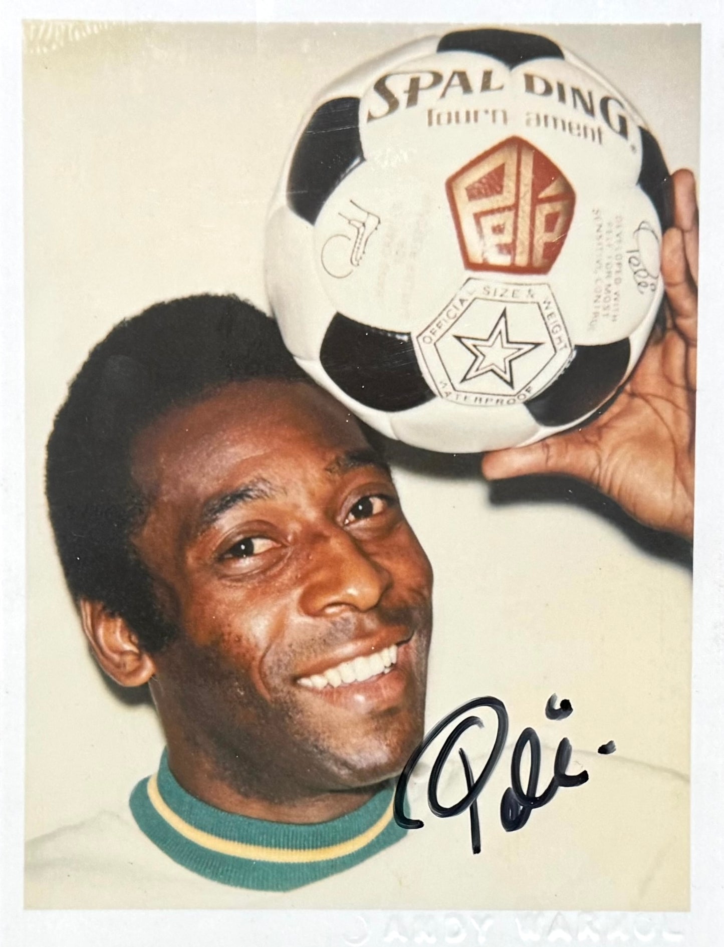 Pele - Hand Signed Large Framed 50 x 40cm Hand Signed Photo Presentation & AFTAL COA