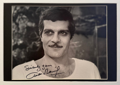 Omar Sharif Hand Signed Framed (40x30cm) Photo Presentation With COA