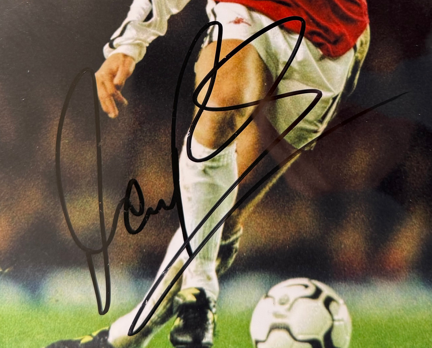 Ray Parlour, Arsenal FC Legend, Hand Signed Original Photo With AFTAL COA