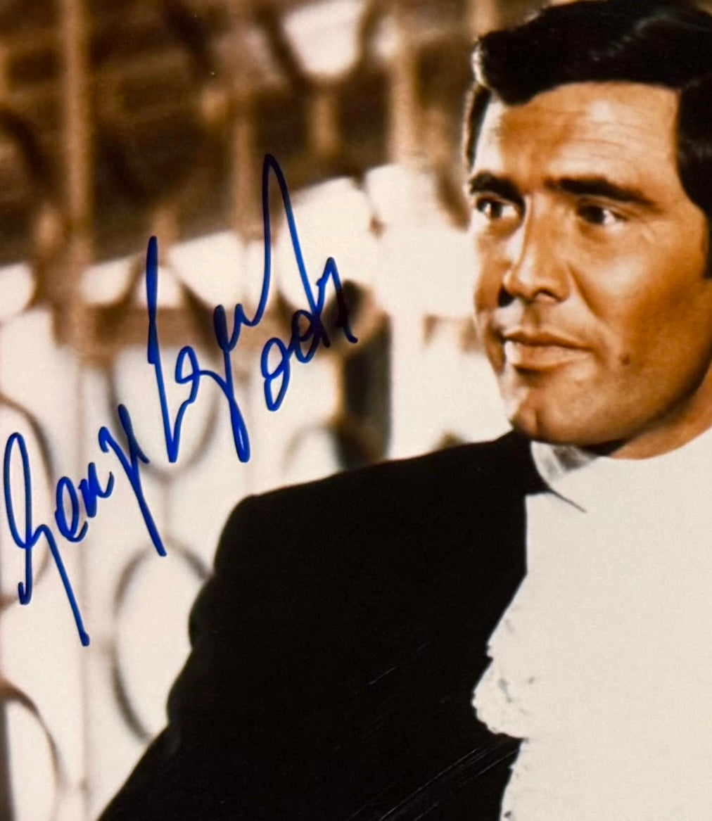 George Lazenby, Former James Bond 007, Hand Signed Photo & AFTAL COA