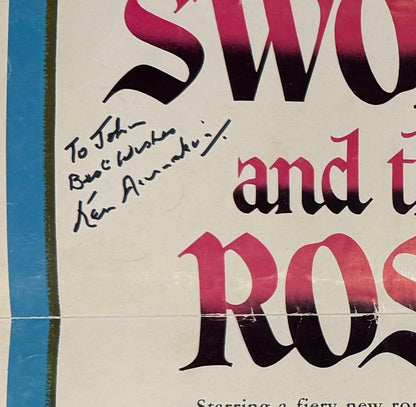 The Sword And The Rose Original Disney 1953 Film Poster Director/Actor Hand Signed & COA