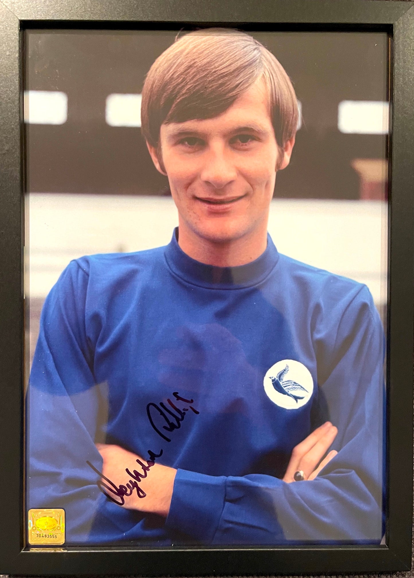 LEIGHTON PHILLIPS CARDIFF CITY FC HAND SIGNED FRMAED PHOTO WITH COA