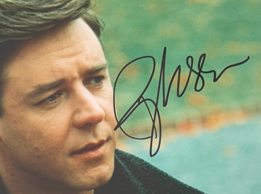 Russell Crowe, Actor, Hand Signed Framed, Mounted Original Photo & UACC COA