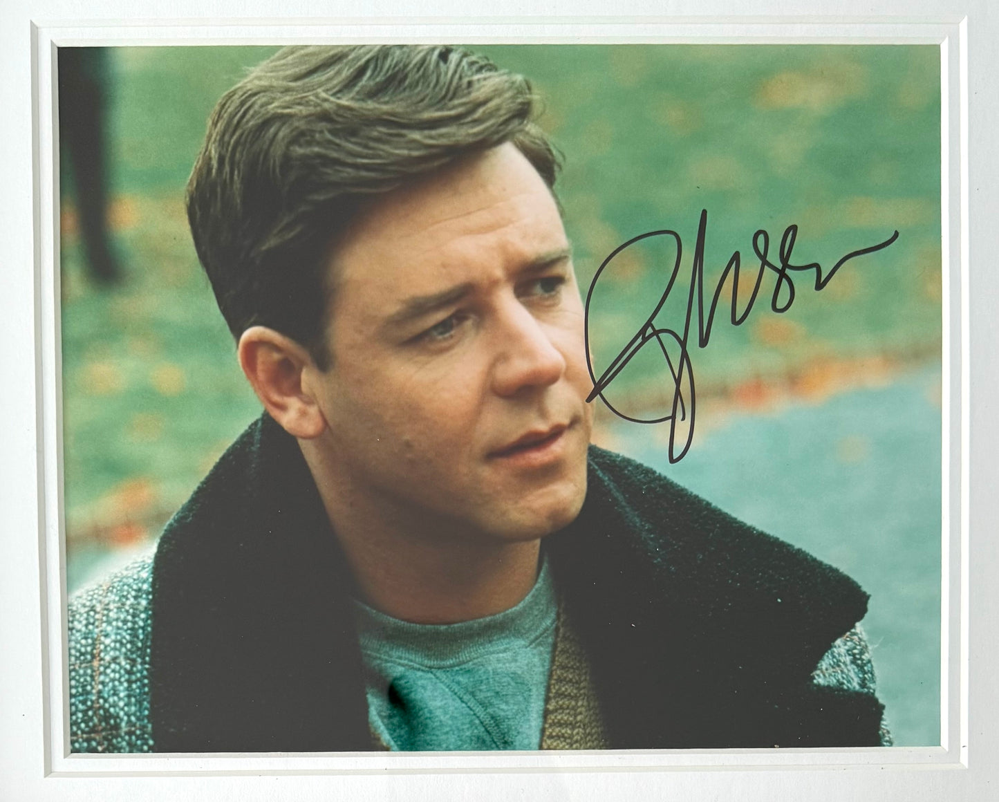 Russell Crowe, Actor, Hand Signed Framed, Mounted Original Photo & UACC COA