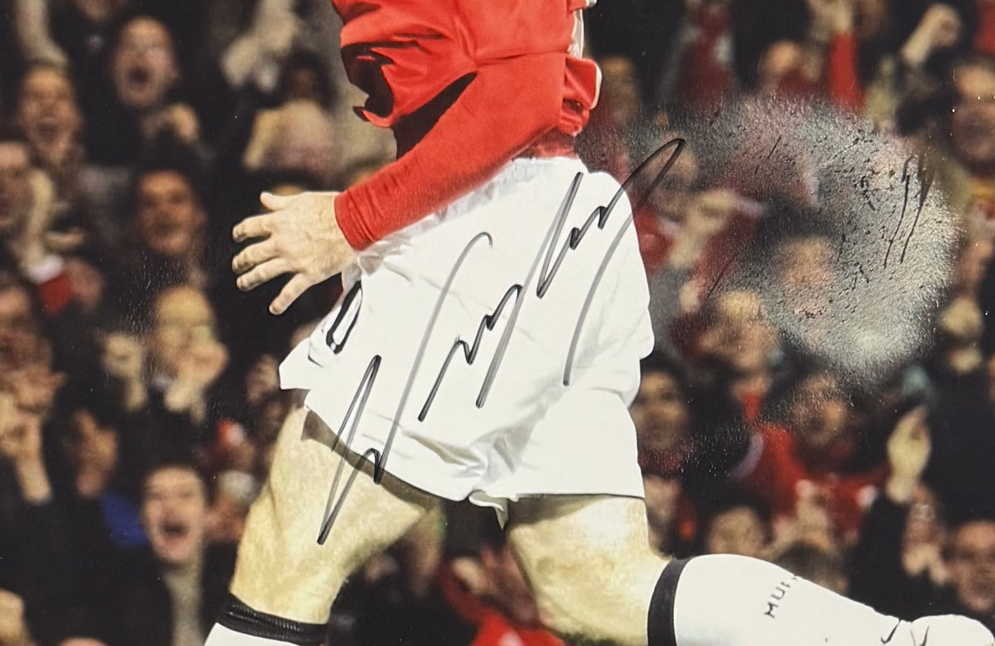 Wayne Rooney, Manchester United Legend, Hand Signed Framed Photo With UACC COA