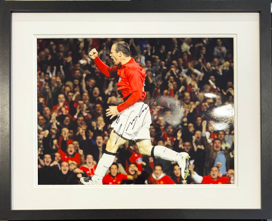 Wayne Rooney, Manchester United Legend, Hand Signed Framed Photo With UACC COA