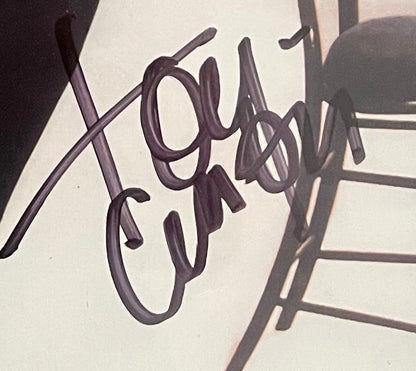 TONY CURTIS, HAND SIGNED AND FRAMED (10' X 8' INCH) PHOTO WITH AFTAL COA