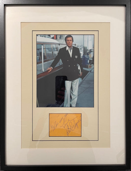 ROBERT WAGNER HAND SIGNED MOUNTED (16' INCH X 12' INCH) FRAMED PIECE