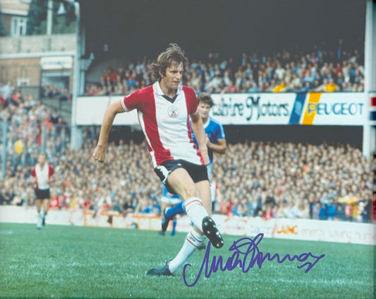 Mick Channon, England, Southampton Legend, Hand Signed Framed Photo & COA