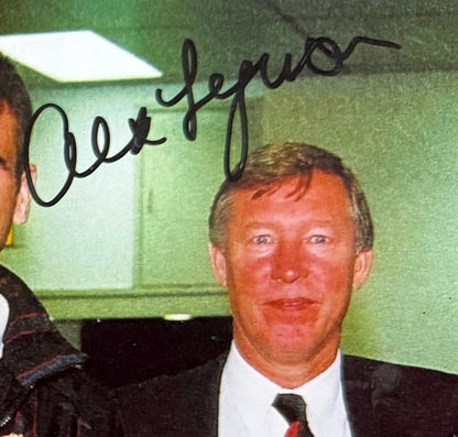 Sir Alex Ferguson and Eric Cantona Joint Hand Signed Photo & COA