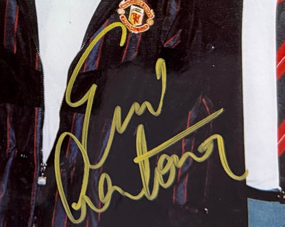 Sir Alex Ferguson and Eric Cantona Joint Hand Signed Photo & COA