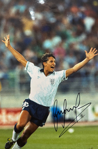 Gary Lineker, England, Spurs, Everton, Barcelona Legend, Hand Signed Framed Photo & COA