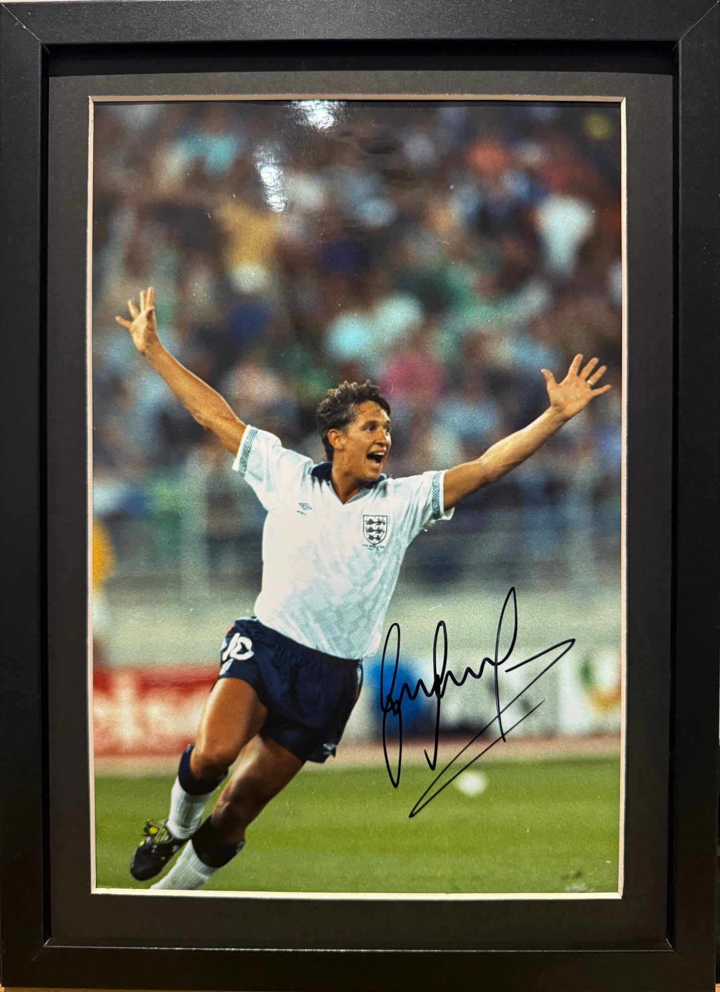 Gary Lineker, England, Spurs, Everton, Barcelona Legend, Hand Signed Framed Photo & COA