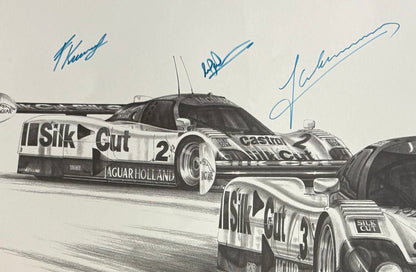 Alan Stammers Multi-Driver 24 Hrs Le Mans Limited Edition Print With COA