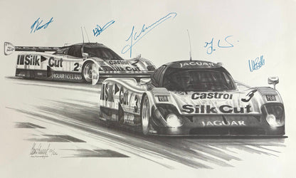 Alan Stammers Multi-Driver 24 Hrs Le Mans Limited Edition Print With COA