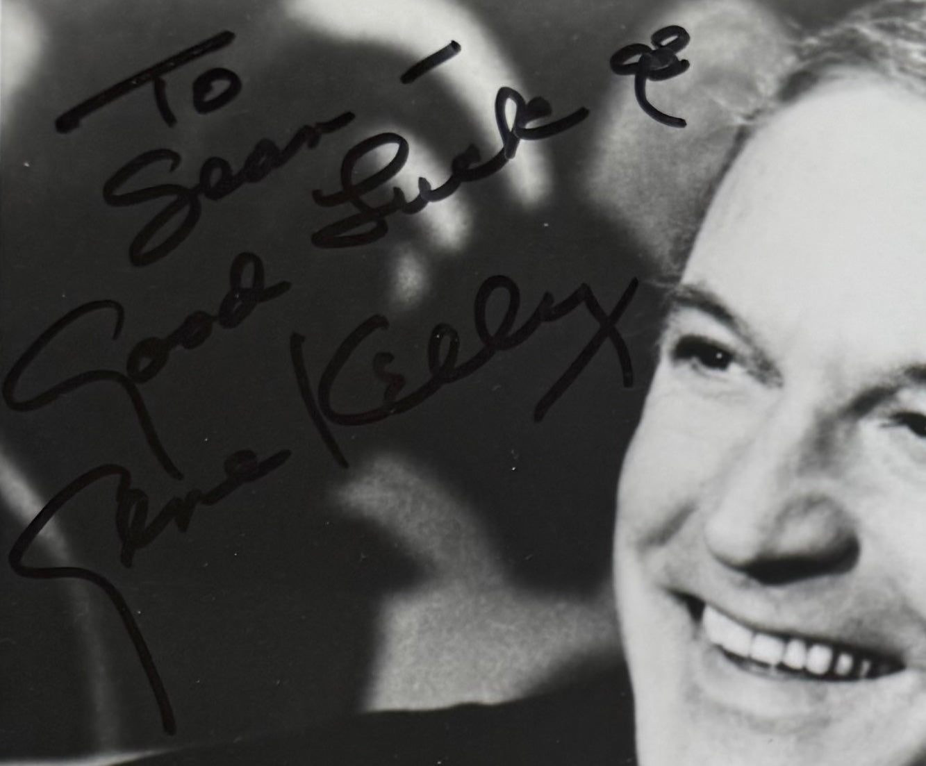 Gene Kelly, Actor, Dancer, Hand Signed 'Dedicated' 10' x 8' inch Photo & AFTAL Member COA