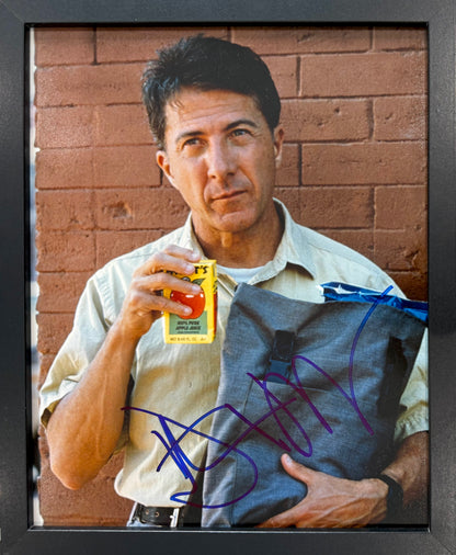 Dustin Hoffman, Academy Award Winner, Framed Hand Signed Photo With COA