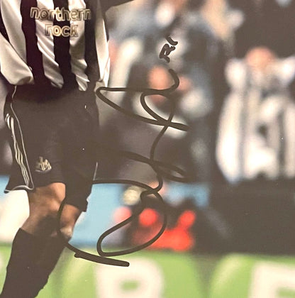 DAVID EDGAR HAND SIGNED NEWCASTLE UNITED PHOTO WITH COA