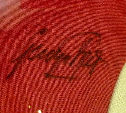 George Best, Manchester United Legend, Stunning Hand Signed Framed Shirt & AFTAL COA