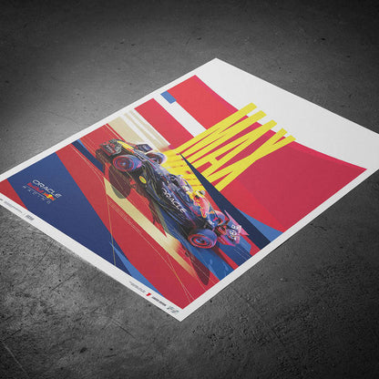 Max Verstappen, Official Red Bull Formula One 50cm x 40cm Limited Edition Automobilist Poster