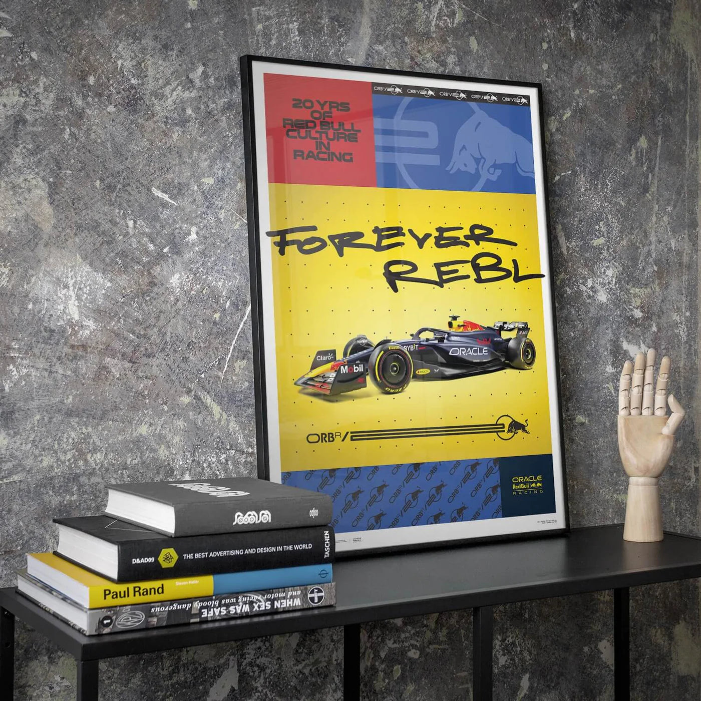 Official Red Bull 20th Anniversary, Formula One, 70cm x 50cm Limited Edition Automobilist Poster